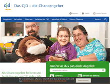 Tablet Screenshot of cjd.de